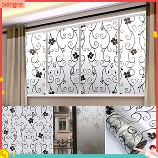(Bologna) Decal dán kính mờ họa tiết hoa