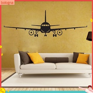 (Bologna) Giấy đề can dán tường hình máy bay độc đáo