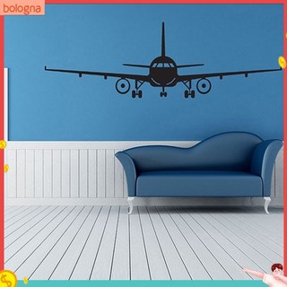 (Bologna) Giấy đề can dán tường hình máy bay độc đáo