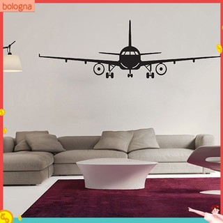 (Bologna) Giấy đề can dán tường hình máy bay độc đáo