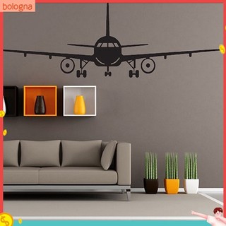(Bologna) Giấy đề can dán tường hình máy bay độc đáo