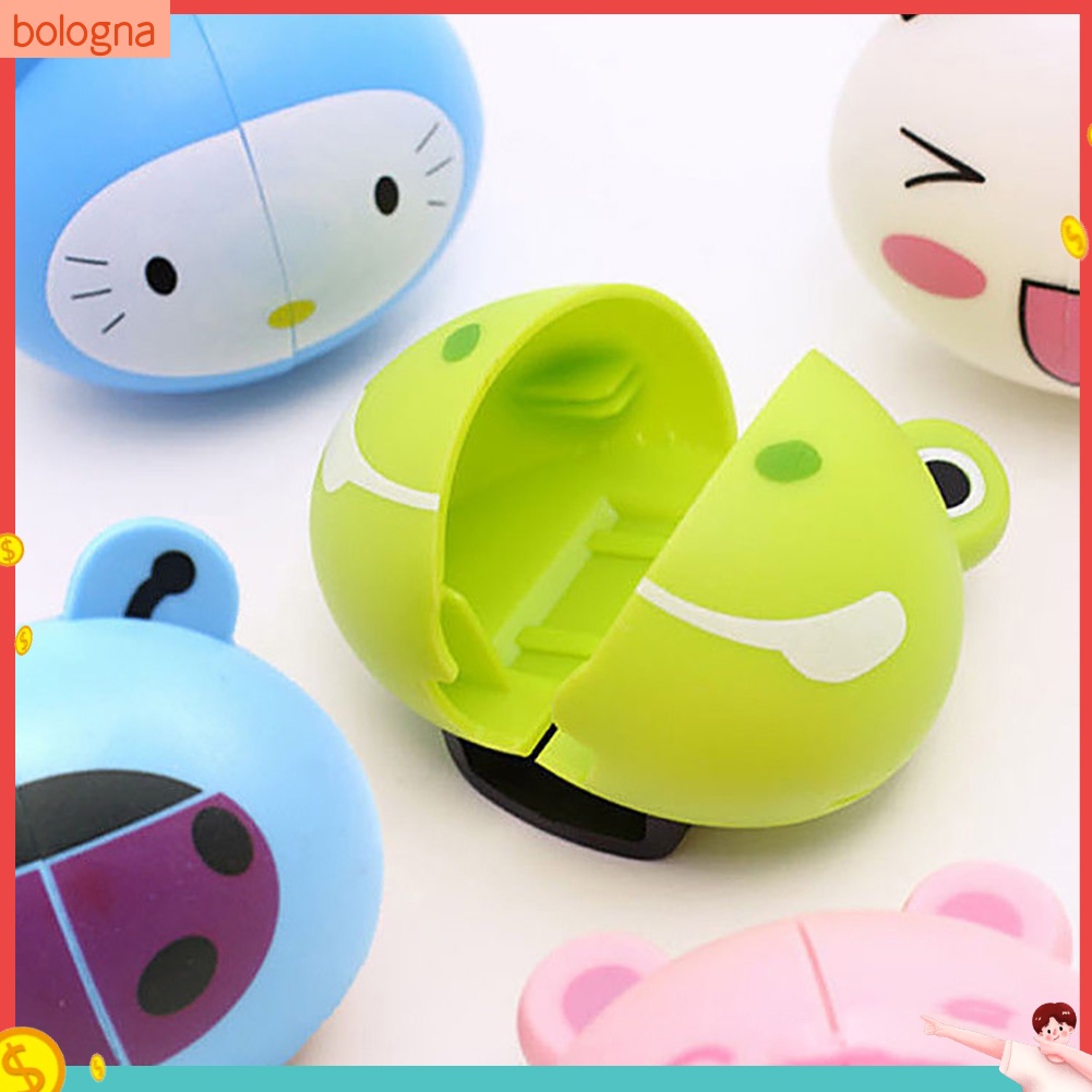 Móc treo bàn chải đánh răng gắn tường hình động vật đáng yêu