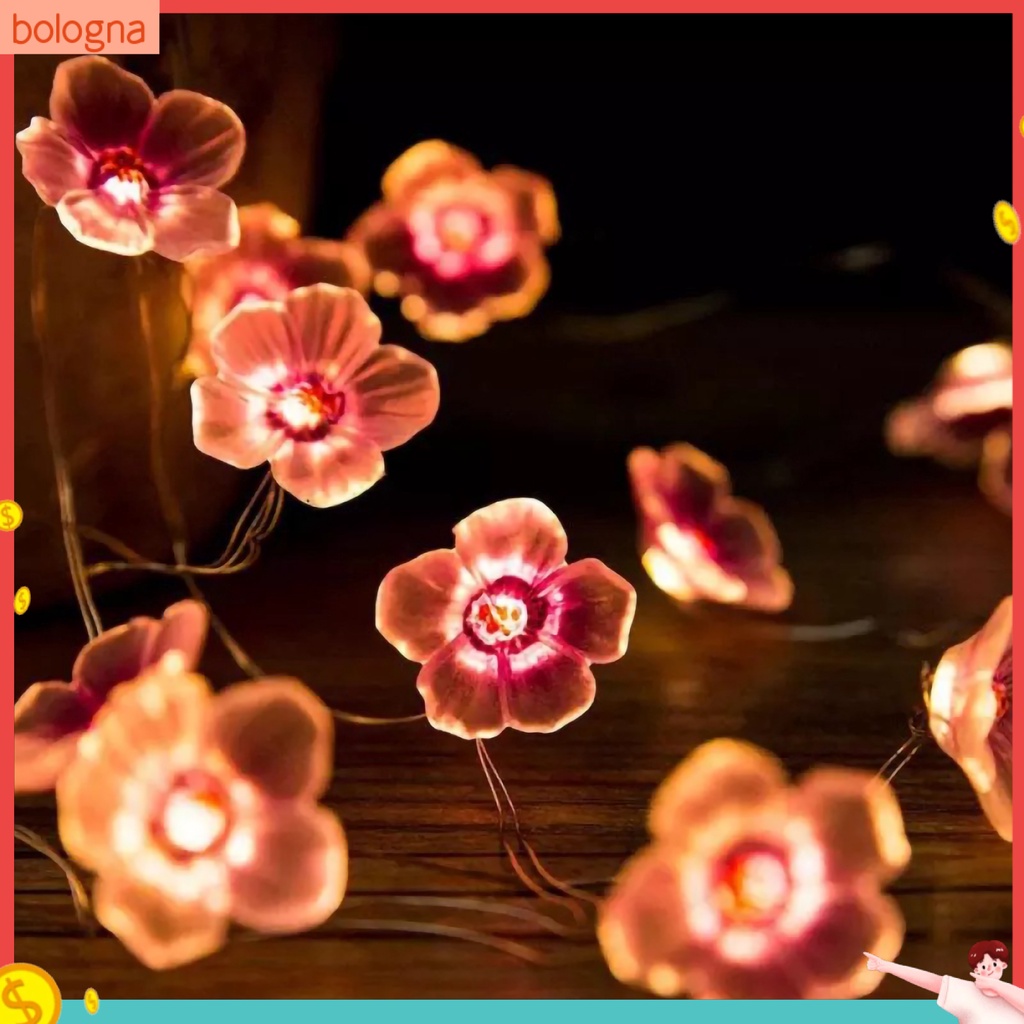 Dây Đèn LED Hình Hoa Anh Đào Trang Trí Trong Nhà Tiện Dụng