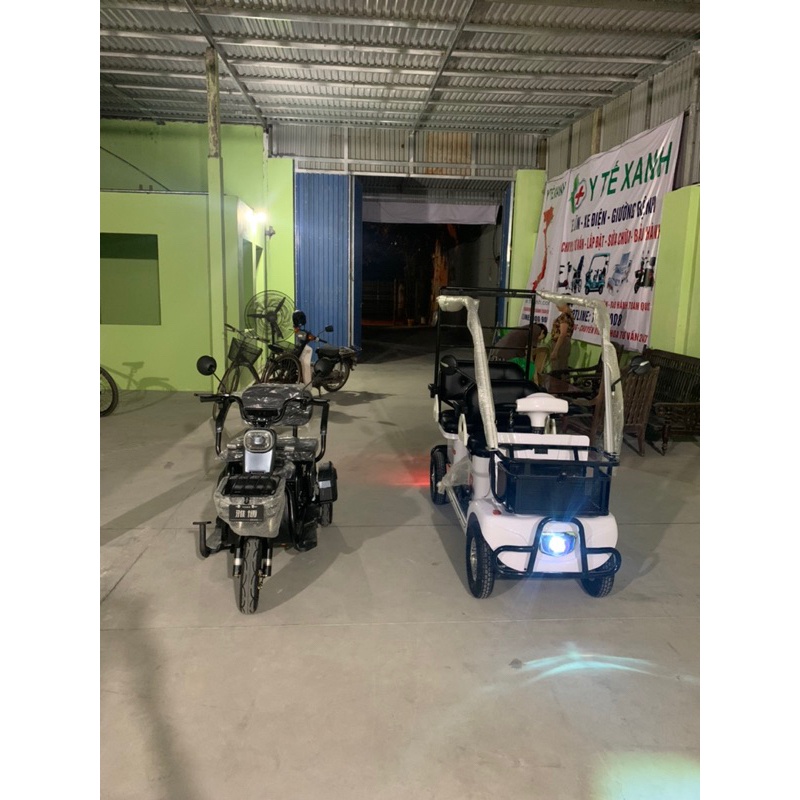 XE ĐIỆN 4 BÁNH MINIBUS PUKUO, BẢN 2022 ĐỘNG CƠ NÂNG CẤP