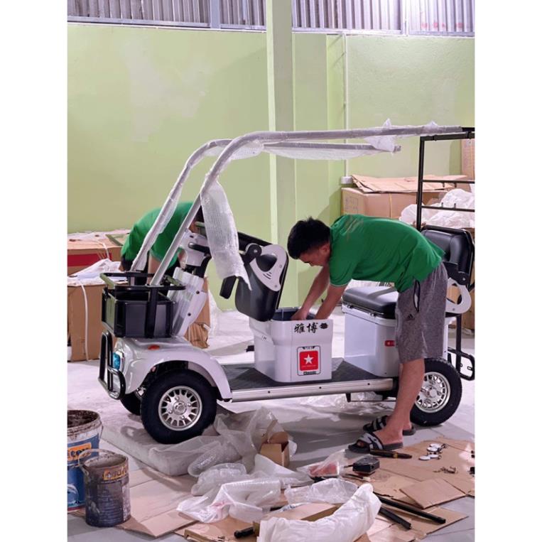 XE ĐIỆN 4 BÁNH MINIBUS PUKUO, BẢN 2022 ĐỘNG CƠ NÂNG CẤP