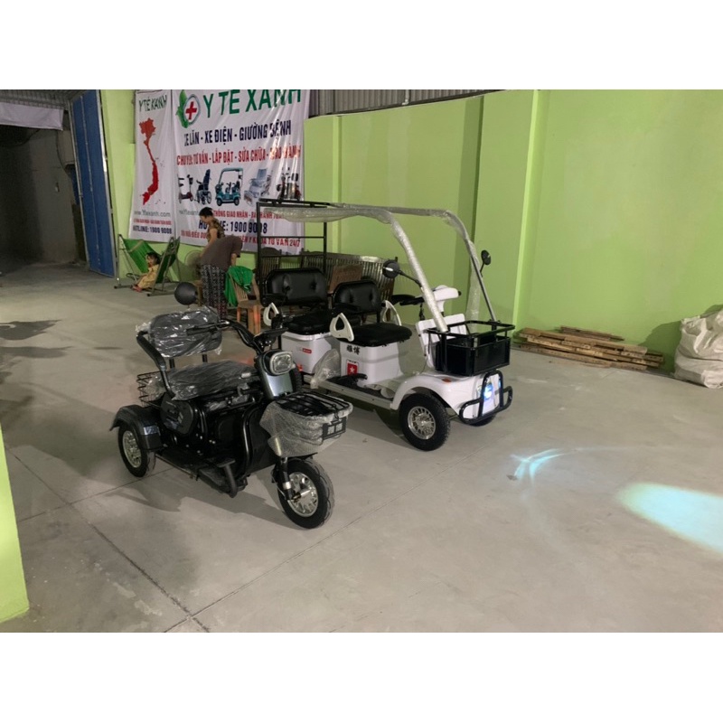 XE ĐIỆN 4 BÁNH MINIBUS PUKUO, BẢN 2022 ĐỘNG CƠ NÂNG CẤP