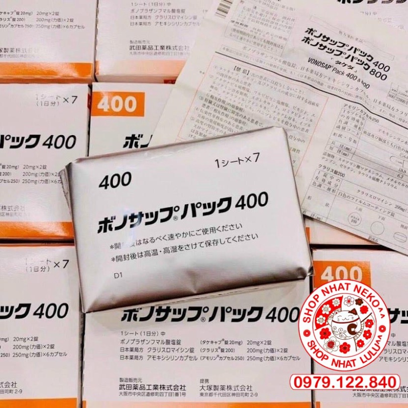 VIÊN NGĂN NGỪA VI KHUẨN HP DẠ DÀY LANSUP 400 NHẬT BẢN