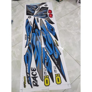 Tem Lửa Ex 135 2011 Dán Xe Đen Decal Cao Cấp