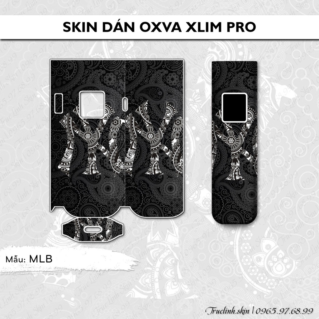 Skin dán Xlim Pro mẫu MLB | Miếng dán 4 lớp chống bám vân