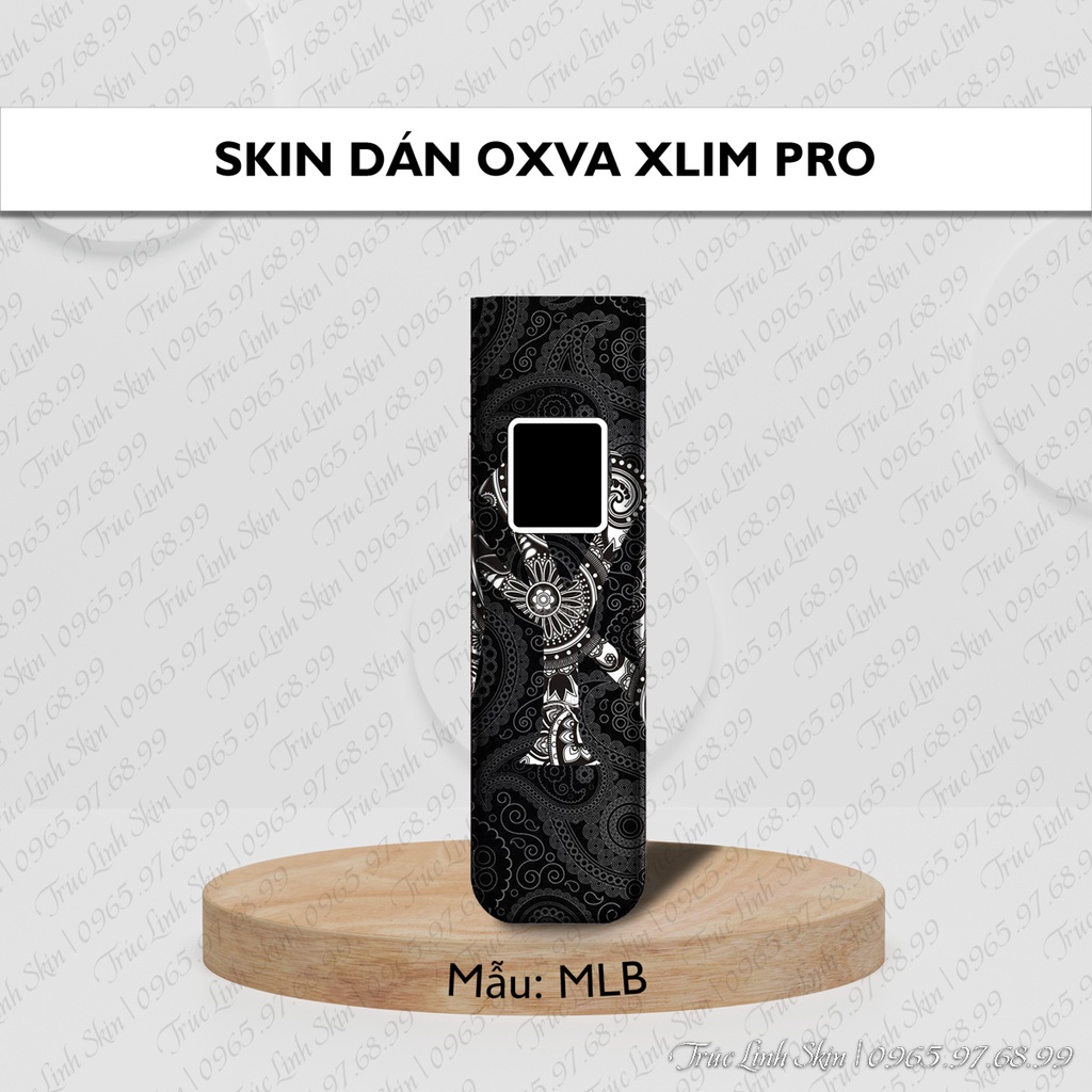 Skin dán Xlim Pro mẫu MLB | Miếng dán 4 lớp chống bám vân