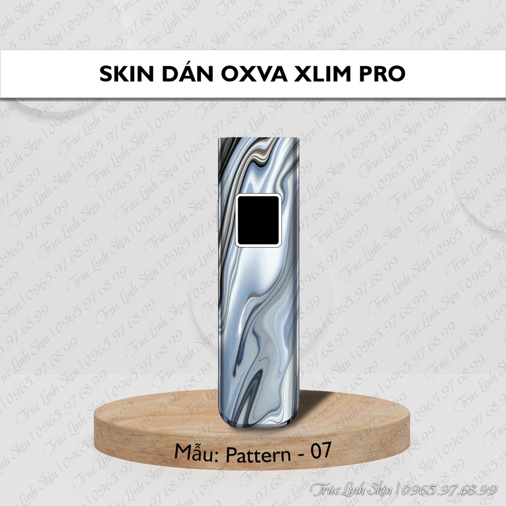 Skin dán Xlim Pro mẫu Pattern - 07 | Miếng dán 4 lớp chống bám vân