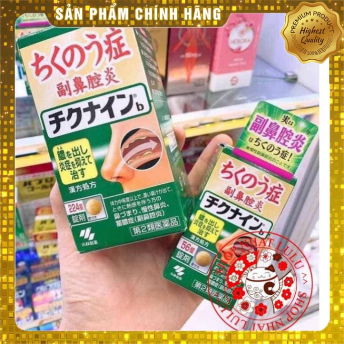 Viên uống xoang Nhật bản Kobayashi Chikunain 56/112/224 viên