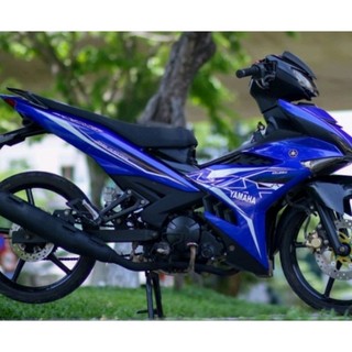 Tem rời yamaha exciter 150 mx xanh gp - decal in chất lượng