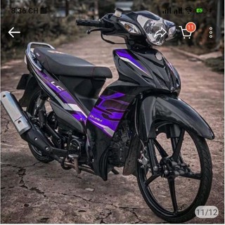 Tem Rời Sym Elengant LC 50 Đen  - Decal In Chất Lượng