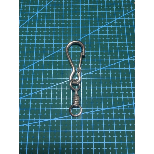 Móc khoá chống xoắn inox xích chim săn