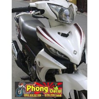 Tem rời ex 135 ix dán xe trắng - decal in chất lượng