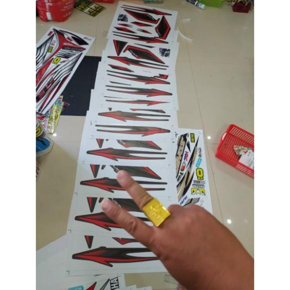 Tem Honda Air Blade 2019 Đen Nhám  - Decal In Chất Lượng