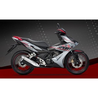 Tem rời honda winner x sport xám đen - decal in chất lượng