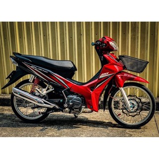 Tem rời honda wave blade 110 dán xe đỏ đen - decal in chất lượng