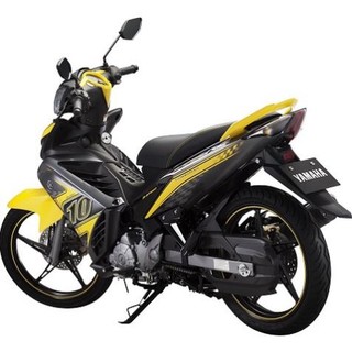 Tem rời decal xe ex 135 số 10 vàng xám - decal in chất lượng