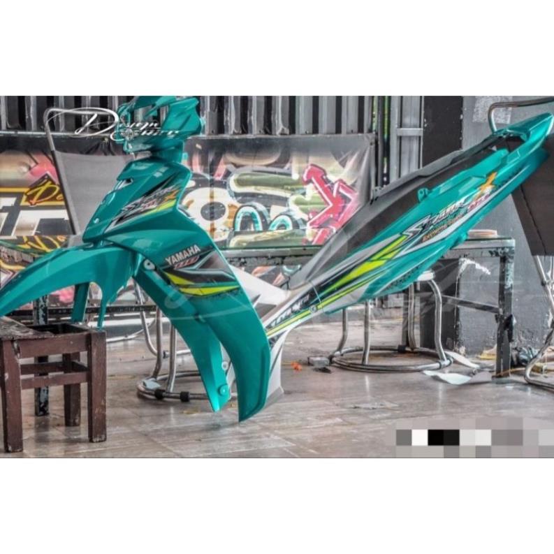 Tem Sirius X 110 Xanh Ngọc Lục Bảo  - Decal In Chất Lượng