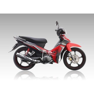 Tem rời sirius rc 110 đỏ đen - decal in chất lượng