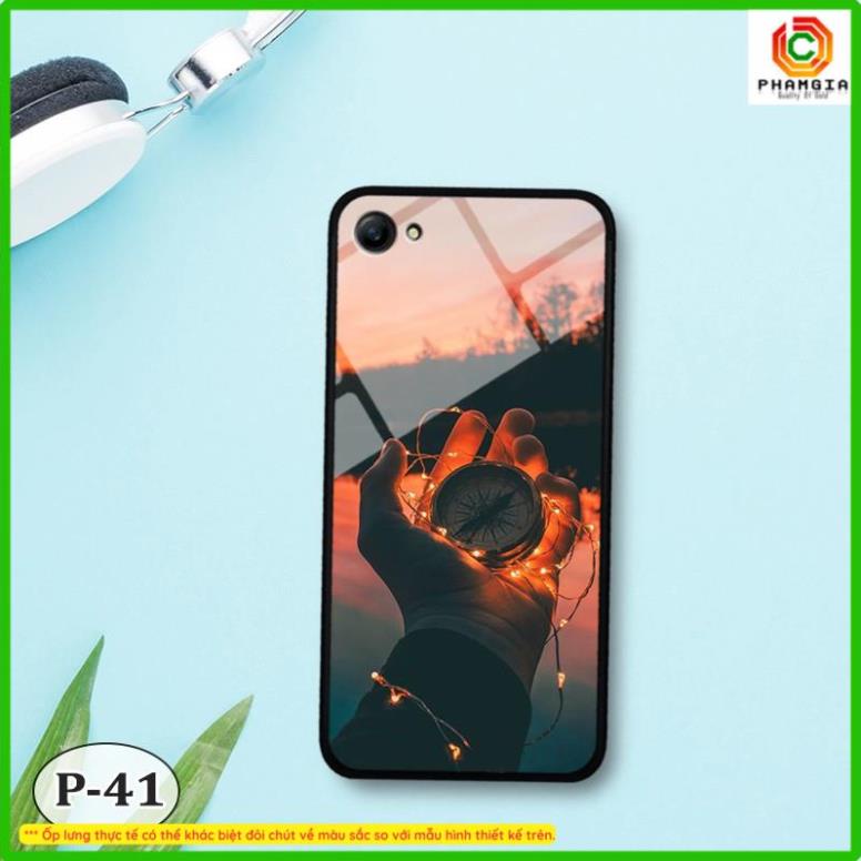 Ốp kính OPPO A59 / F1s mặt lưng ép cường lực dẻo chống bể, in hình nhiều mẫu sắc nét, đẹp