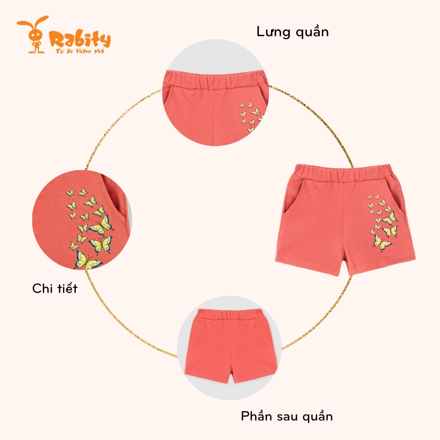 [NHẬP RABITY GIẢM ĐẾN 20K] Quần short thun cho bé trai Rabity quần short cạp chun cotton mùa hè thoáng mát 91074