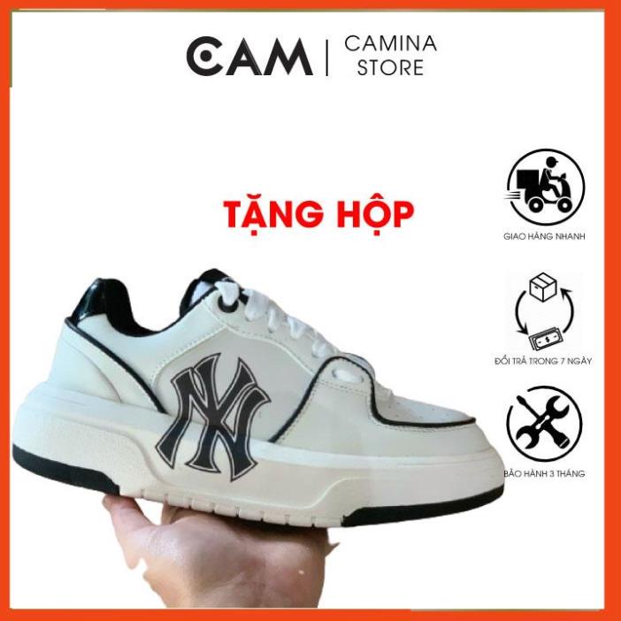 Giày MLB NY Chunky In 3D, Đế Tăng Chiều Cao Thể Thao Thời Trang Cao Cấp Full Box-Fill Size 36-43 b01