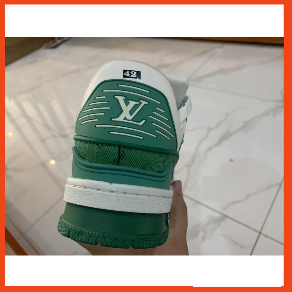 Giày LV Louis Vuitton Trainer Black White, Giày  LV Nam Nữ Mẫu Mới Hot Hit 2 Phiên Bản Màu Sắc Hàng Cao Cấp b01