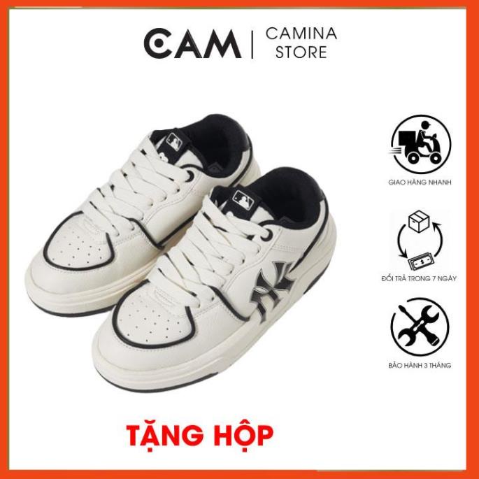 Giày MLB Nam, Giày MLBb Chunky nữ In 3D, Đế Tăng Chiều Cao Thể Thao Thời Trang Cao Cấp Full Box-Fill Size 36-43 b01