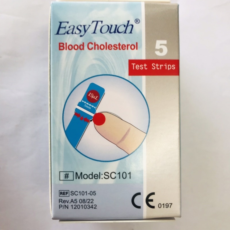 Que Thử Mỡ Máu, Cholesterol Cho Máy Đo Easy Touch GCU ET322