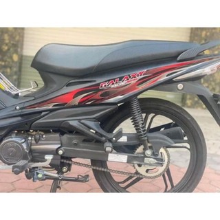 Tem Chế - Tem Lửa Sym Galaxy Đỏ Đen 2023  - Decal In Chất Lượng