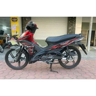 Tem chế - tem lửa sym galaxy đỏ đen 2023 - decal in chất lượng