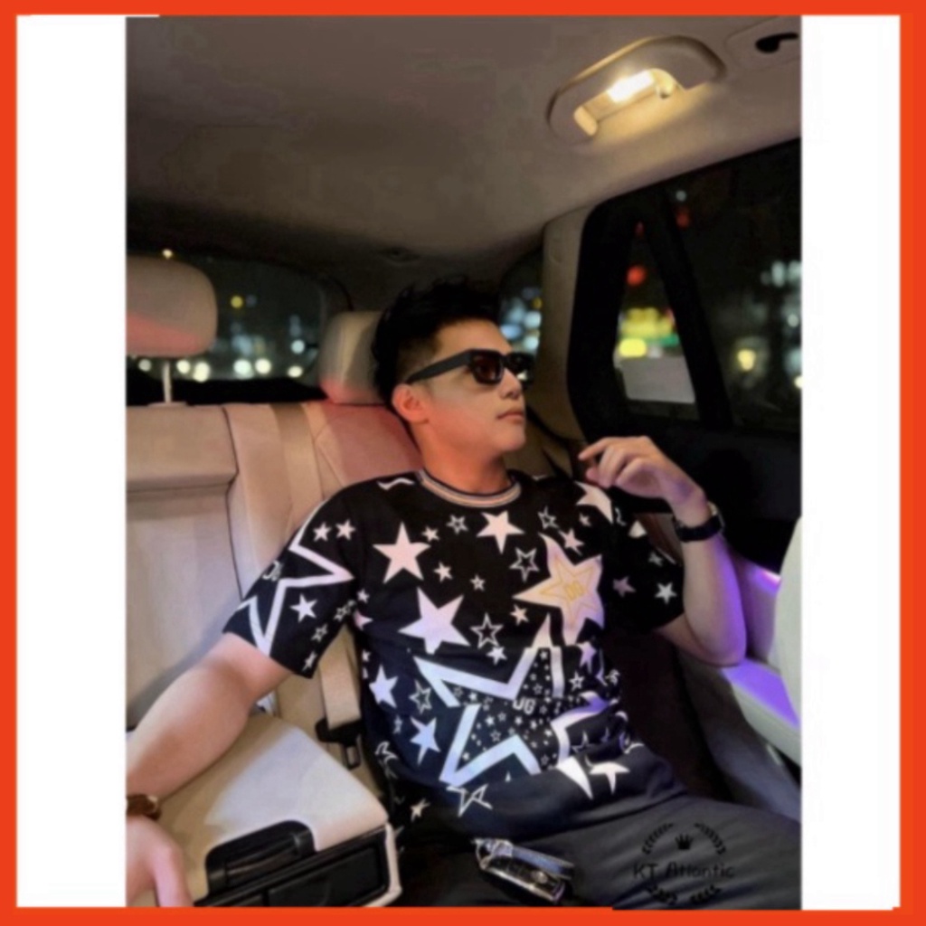 654 Áo phông nam nữ Premium in hình ngôi sao Dolce DG vàng đen quanh áo. Áo Thun Nam Nữ In Hình Ngôi Sao Siêu Hot 8 9 23 | BigBuy360 - bigbuy360.vn