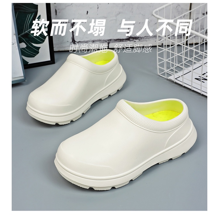 Giày Đầu Bếp Màu Đen Chống Trượt / Thấm Nước / Dầu / Mòn Cá Tính Cho Nam