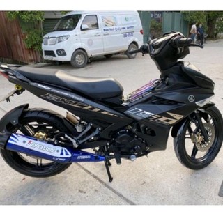 Tem chế - tem rời exciter 150 đen nhám zin 2020 - tem lụa cao cấp - decal in chất lượng
