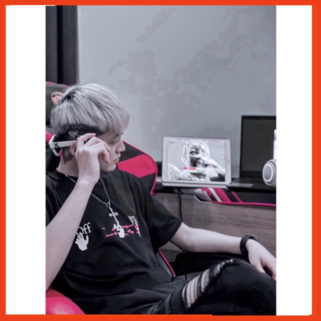 654 Áo Phông Nam Nữ In Chữ Off White dấu X vảy loang hồng hai mặt ,Áo Thun Unisex 2 Màu Đen Trắng Siêu Cấp Cực Nét 2023.