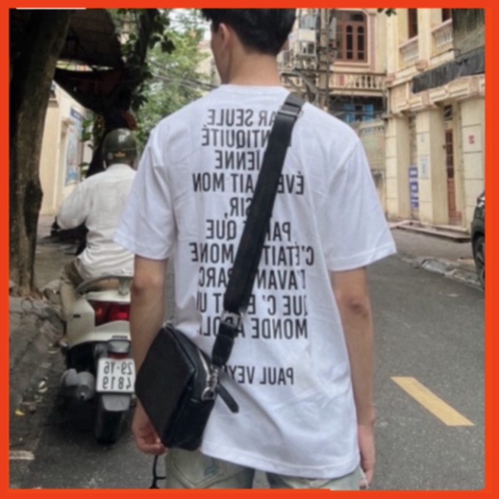 654 Áo Phông Nam Nữ G.C Theda Bara  in chữ 2 mặt Chất Liệu Dày Dặn Form Dáng Unisex Hot Trend 2023 234