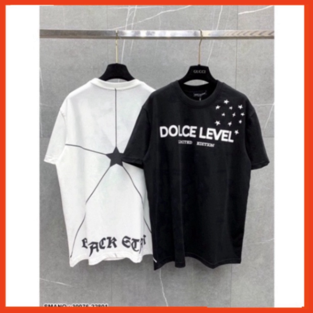 654 Áo Phông Dolce Level Chất Liệu Cotton Cao Cấp Hot Nhất 2023. Áo Thun Unisex Nam Nữ Form Rộng 8 9 234