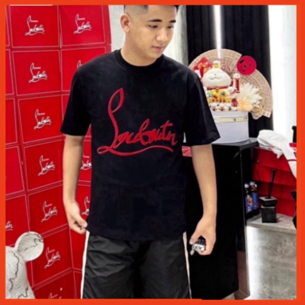 654 Áo Thun Louboutin Cao Cấp. Áo Phông Nam Nữ Loubotin In 2 Mặt Hàng Siêu Cấp Hotrend 2023 8 9 234
