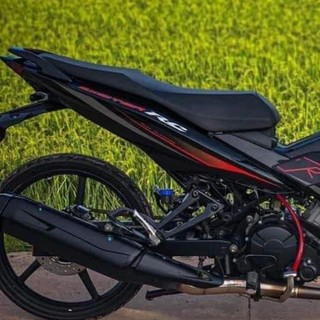 Tem chế - tem rời exciter rc 150 đen - decal in chất lượng
