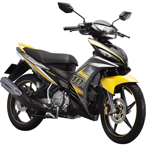 Tem Chế - Tem Rời Decal Xe Ex 135 Số 10 Vàng Xám  - Decal In Chất Lượng