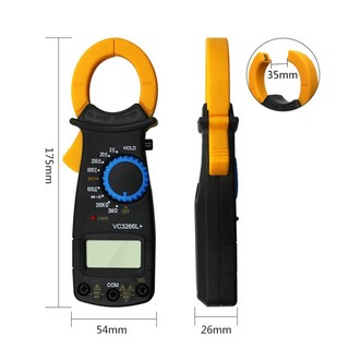 Ampe kìm cầm tay kẹp vạn năng  vc3266L+ [Có loa báo thông mạch] - (Tặng kèm Pin)