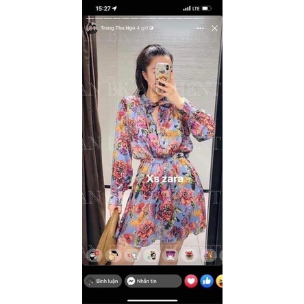 Váy zara lụa sz xs bé nhất newtag auth