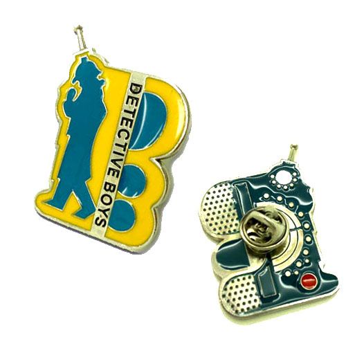 Huy Hiệu Cài Áo Hình Thám Tử Conan Màu Xanh Dương