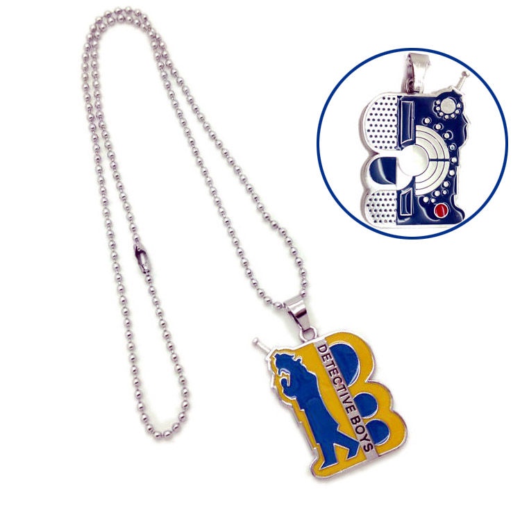 Huy Hiệu Cài Áo Hình Thám Tử Conan Màu Xanh Dương