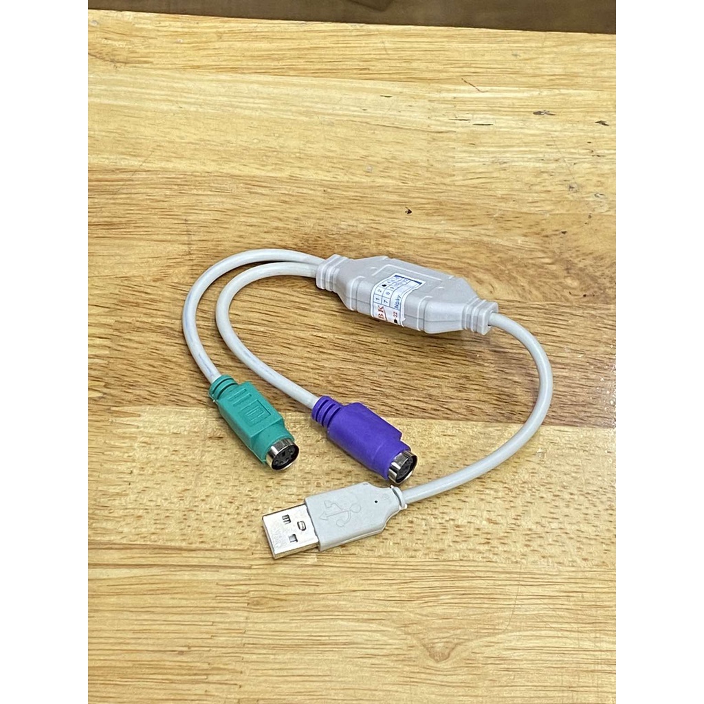 DỌN KHO Dây USB đực cáp chuyển đổi USB sang PS / PS2