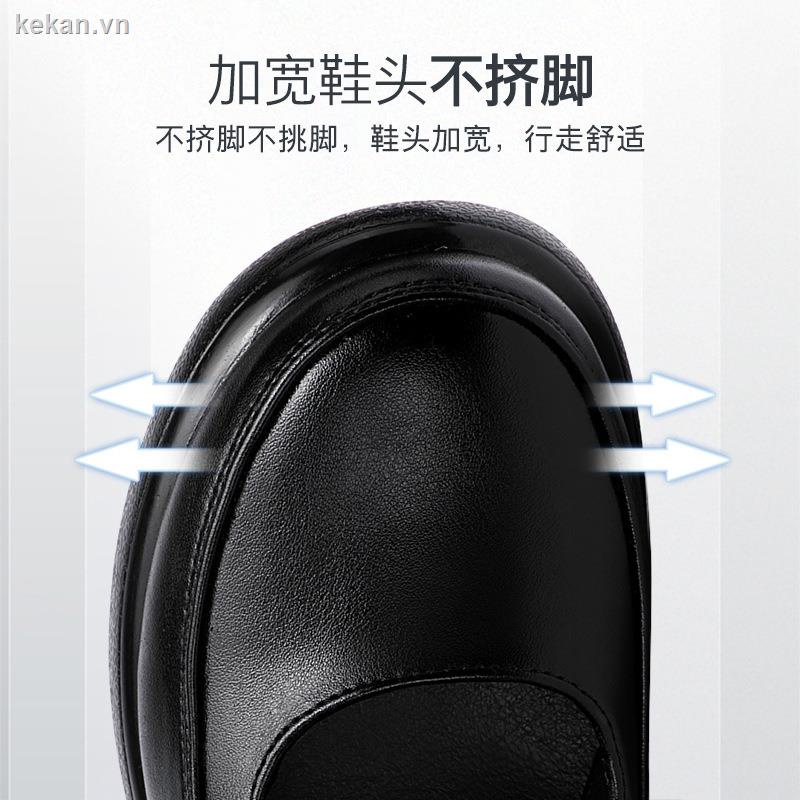 Giày Cao Gót Đế Xuồng Chống Thấm Nước Mũi Tròn Thời Trang Mùa Thu 2020 Cho Nữ