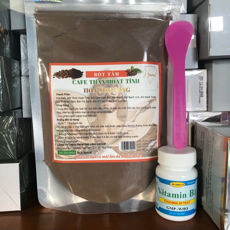 BỘT TẮM TRẮNG HOA SEN VÀNG GÓI 300g